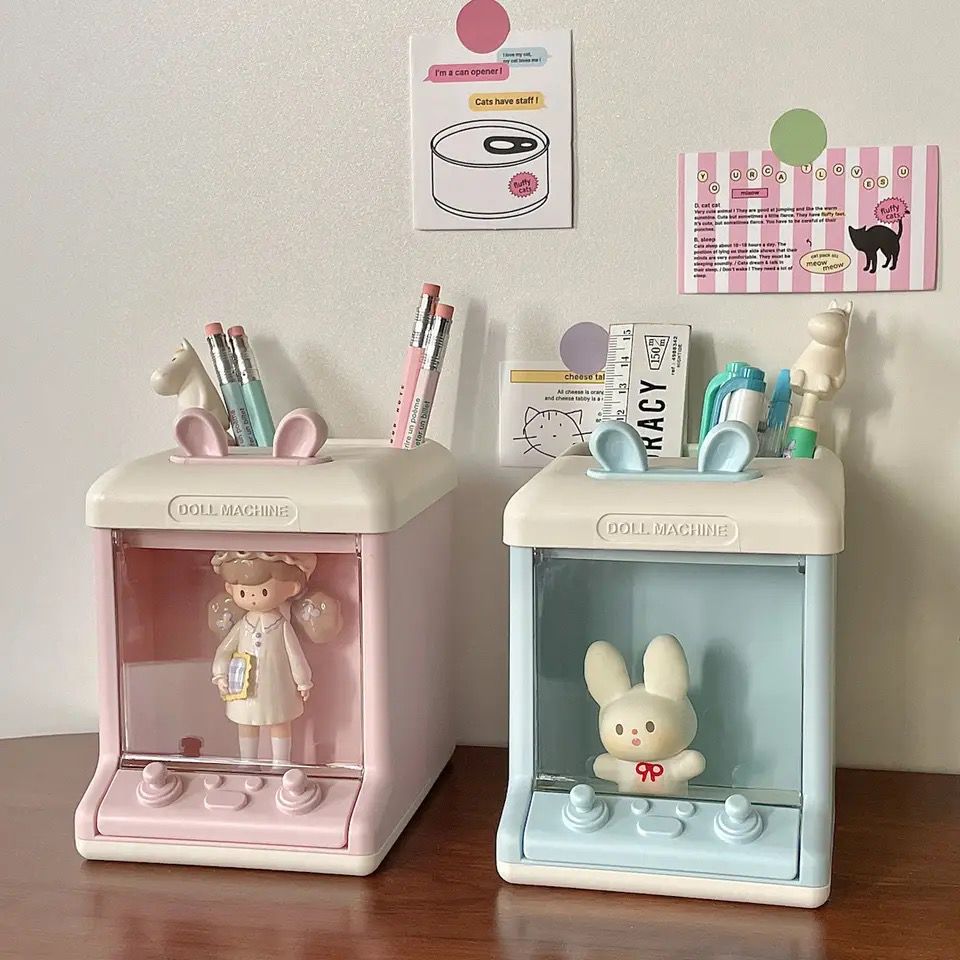 Arcade Desk Organizer, Multifunctional Storage Box, Large Capacity Doll Machine Storage Box, Multi Compartment Pen Holder Arcade Desk Organizer, Multifunctional Storage Box, Large Capacity Doll Machine Storage Box, Multi Compartment Pen Holder